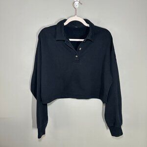 ALO Yoga Polo Henley Pullover Size Small